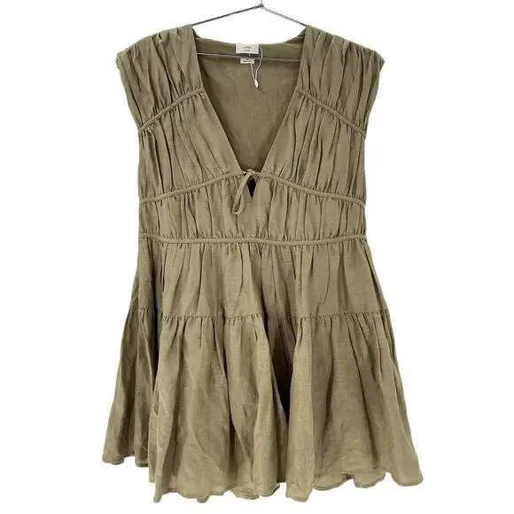 Wilfred Tiered Green Hampstead Dress Size XS - Picture 1 of 3